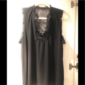 Express black Lace Tank Top